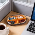 thumbnail image 5 of 4-Compartment Mini Pill Organizer, Portable Travel Pill Case for Vitamin, Medication & Supplement Storage, 5 of 7