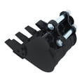 thumbnail image 6 of 300mm Narrow Bucket with Teeth for Mini Excavator, 12" Trench Bucket Compatible with Kubota CAT Bobcat Yanmar (No Brand), 6 of 16