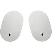 HealthmateForever Large White Snap-on Oval-Shaped PET Pads