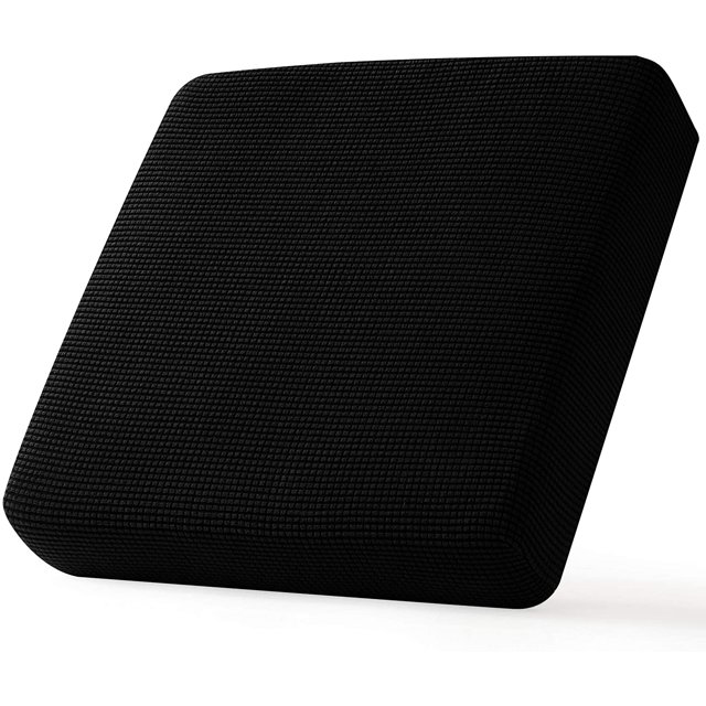 CHUN YI 1 Piece Cushion Cover Spandex Stretch Textured Grid Box Cushion Seat Slipcover