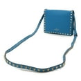 thumbnail image 3 of Pre-Owned VALENTINO GARAVANI Valentino Garavani Rockstud Shoulder Bag/Clutch Bag in Blue Leather, 3 of 10