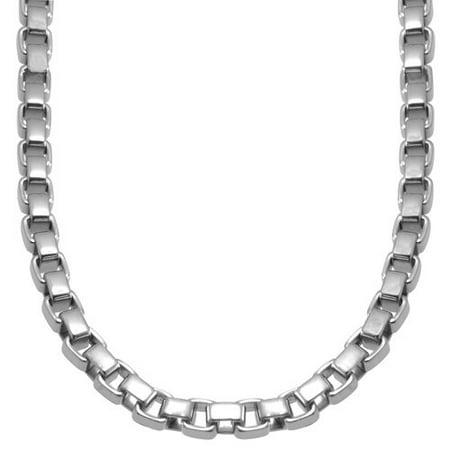 Stainless Steel Box Link Chain, 24"