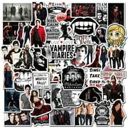 Vampire Diaries Stickers|50 PCS | Vinyl Waterproof Stickers for Laptop,Bumper,Skateboard,Water Bottles,Computer,Phone,