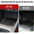 thumbnail image 3 of Tapis de Voiture Antidérapant sur Mesure pour Porte Croisée de la Console Accessoires de Rangement Anti-Poussière (5 Pcs Rouge), 3 of 5