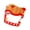 fries, variant on Creative Cartoon Hamburger Fries Acrylic Carabiner Keychain Fashion Key Holder For Outdoor Backpack Accessories