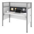 thumbnail image 1 of Bestar Pro-Biz Cubicule de Bureau Simple avec Panneau d'Adhérence Gris - Blanc, 1 of 7