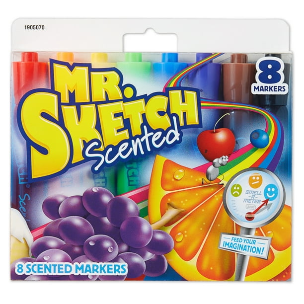 Mr. Sketch® Scented Markers, 8 per pack, 4 packs