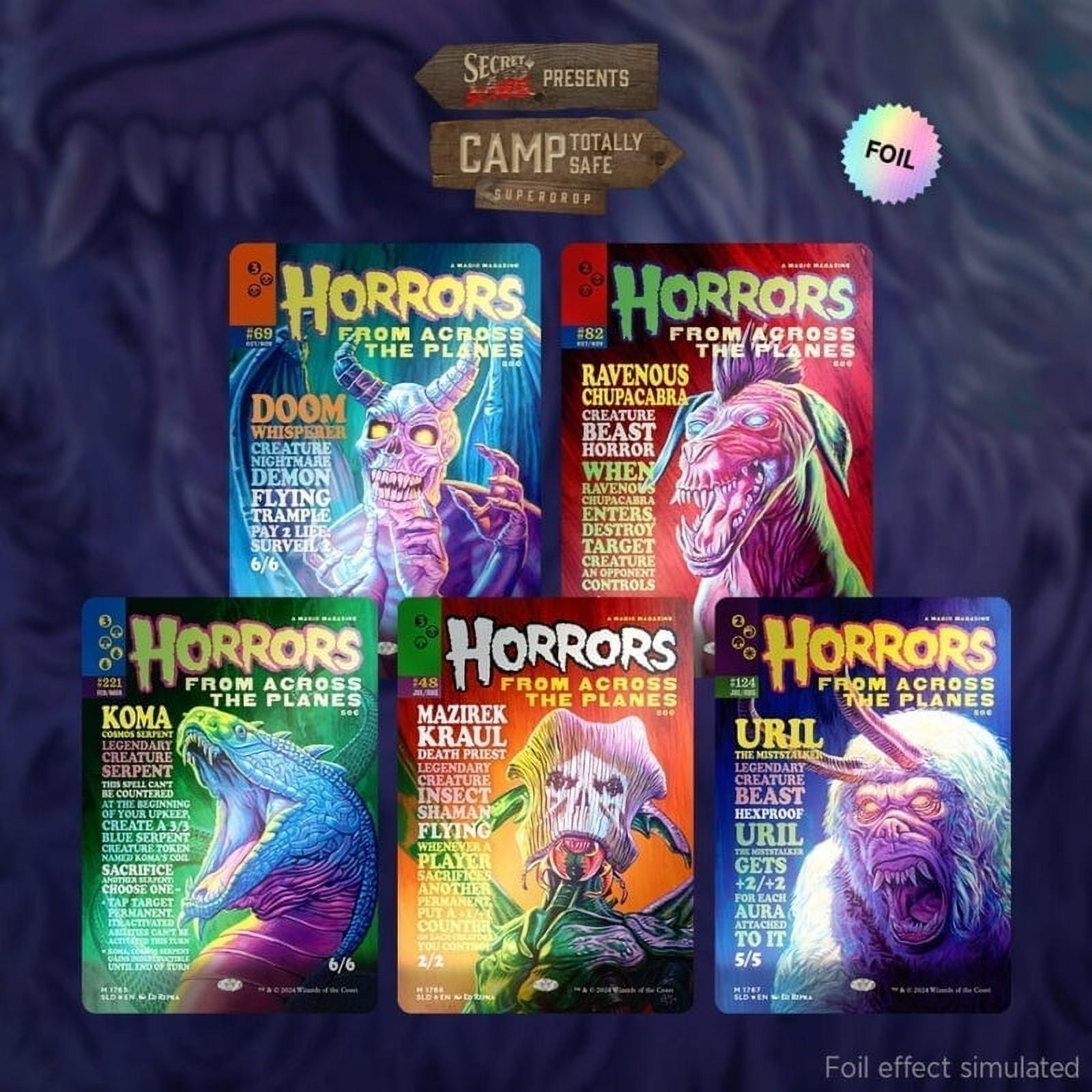 The Weirdest Pets in the Multiverse Foil Edition | Secret Lair