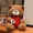red and blue, variant on Cute Football Teddy Bear Plush Toy, Bear Stuffed Animal, Cuddly Stuffed Animal, Perfect Birthday & Christmas Gift, Stuffed Animal Gifts, Soft and Huggable, Ideal for Kids