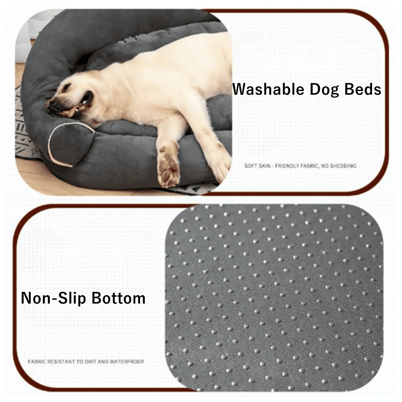 Bxaolu Dog Bed for Small Dogs - Washable Dog Sofa Beds, Supportive Foam Pet Couch Bed with Non Slip Bottom, Pet Sofa Bed for Cat Puppy New Releases