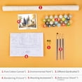 thumbnail image 4 of TISHIRON Paint by Numbers for Adults,16x20 inch Canvas Wall Art Deer and Forest Oil Painting by Numbers Kit for Home Wall Decor (Frameless), 4 of 5