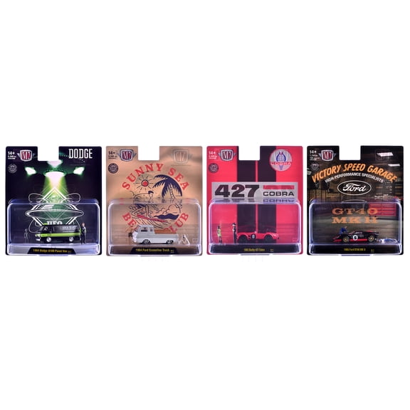 "Auto News" Release 17 Set of 4 Cars Limited Edition to 8500 pieces Worldwide 1/64 Diecast Model Cars by M2 Machines