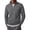 Gray, variant on Men's Half-Zip Mock Neck Sweatshirt - Casual Pullover for Daily Wear, Long Sleeve Top, Lightweight Layer for Cool Weather