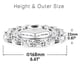 thumbnail image 3 of 168 mm Car Rim Center Cap Hub Center Cap Hub Center Cap 9155L169 for BBS RS 247L169 09.24.028,4PCS, 3 of 5