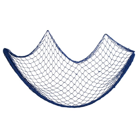 FOMIYES cate Sky Blue Fish Net Decoration for Coastal Wall and Office Display