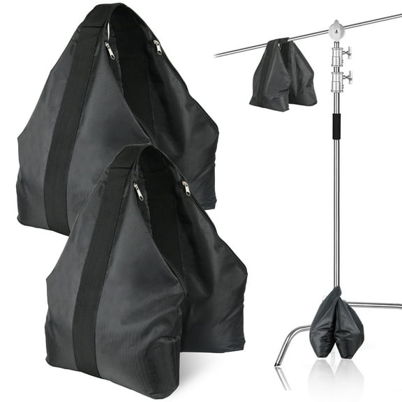 NVAAV 120 LB Large Sandbags Set of 2 for Photography, Backdrop Stand, Light Brackets, Tripods, Boom Arms