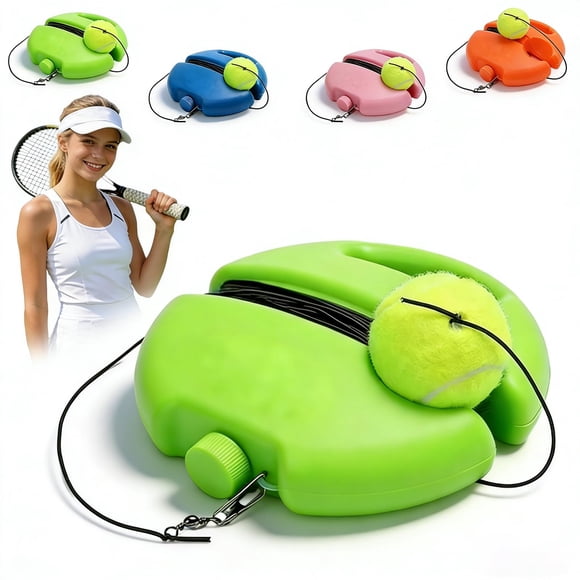 2026 New Solo Tennis Trainer Rebound Ball, 4 Colors Portable Tennis Movement Trainer for Wall Drills & Parks or Backyard Training