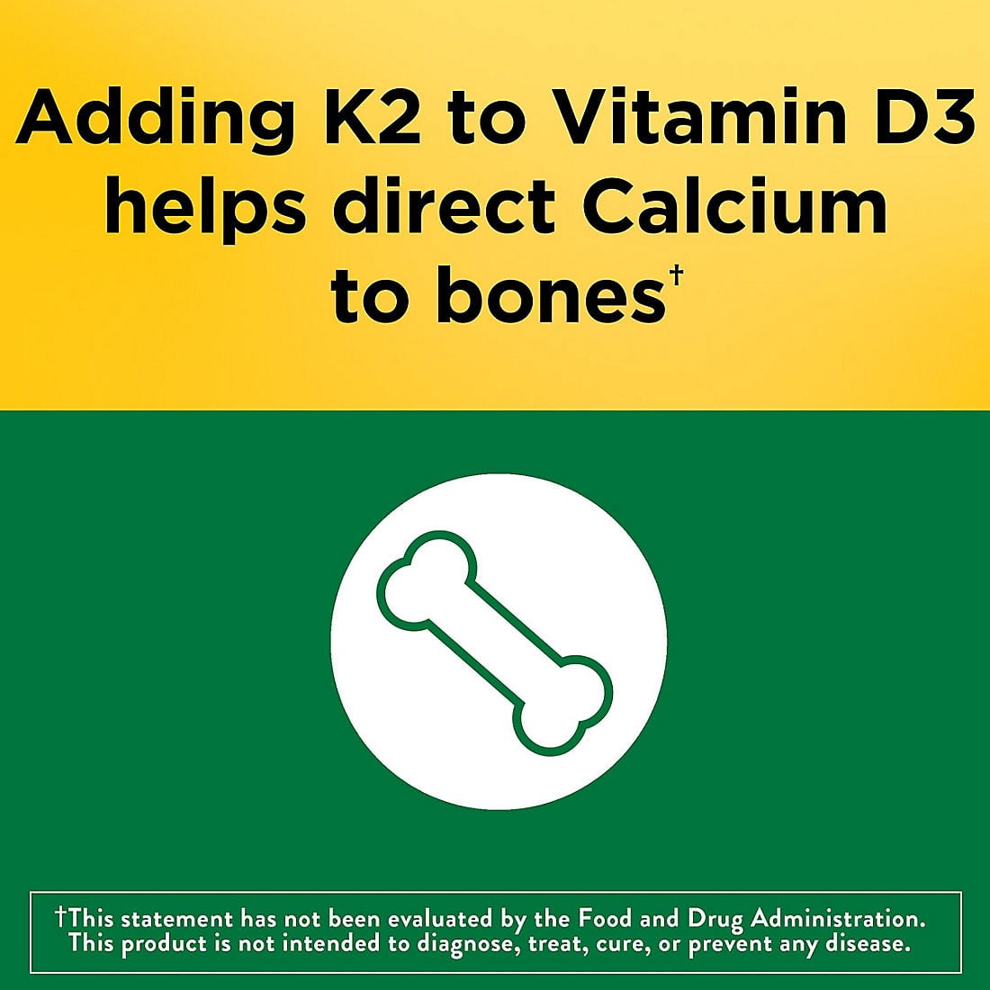 Nature Made Vitamin D3 + K2 Softgels, 90 ct.