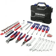 WORKPRO 87-Piece Tool Set, Mechanic Tools Kit for DIY or home repair