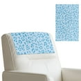 thumbnail image 2 of Xixirimido Blue Cheetah Leopard Pattern Recliner Headrest Protector Leather Headrest Cover for Recliner Chair Sofa Couch Head Covers for Sofa Furniture Protectors, 1Pcs, 2 of 7