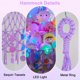 thumbnail image 4 of - Organizador de almacenamiento de juguetes con luz LED, animales de peluche, deción de habitación para niñas, colgante de pared con lentejuelas para recámara de niños, cuarto de bebé, sala, 4 of 5