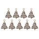 thumbnail image 1 of 10 dijes de árbol de Navidad para hacer pulseras, dijes navideños, dijes de metal para hacer joyas, 1 of 7