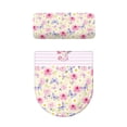 thumbnail image 5 of HELLHERO Toilet Lid Covers Set of 2 Pack Floral Butterfly Print Soft Toilet Lid Cover Easy to Clean Hotel, 5 of 8