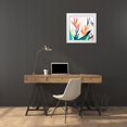 thumbnail image 3 of Isabelle Z 26x26 White Modern Wood Framed Museum Art Print Titled - Alpinia II, 3 of 4