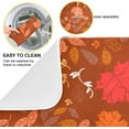 thumbnail image 2 of Coolnut Autumn Maple Leaf Dish Drying Mat Absorbent Reversible Drying Pad Dish Drainer Rack Mat for Kitchen Countertops Sinks,16"x18", 2 of 6