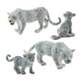 thumbnail image 1 of 4x figuritas de de simulación, modelo Animal, suministros de fiesta, adornos de decoración, Mini figuras de salvajes, Zulema Figuras de leopardos, 1 of 8
