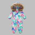 thumbnail image 4 of RXMEKW Combinaison de Ski Isolée pour Garçons et Filles avec Capuche pour Temps Froid en Multicolore, 4 of 6