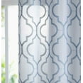 thumbnail image 2 of VCNY Home Charlotte Embroidered 2-Pack Grommet Top Sheer Window Curtain Panels - Assorted Colors & Sizes, 2 of 3