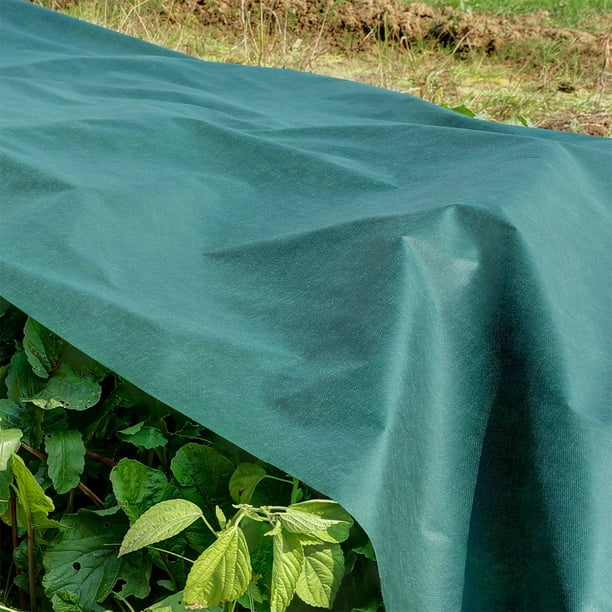 Agfabric Warm Worth Heavy Floating Row Cover and Plant Blanket 0.9oz Fabric of 10 x12ft for