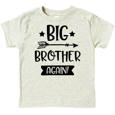 

Only Child to Big Brother Sibling Reveal Announcement Shirt for Boys Big Brother Sibling Outfit Natural Heather Shirt 5-6