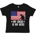 thumbnail image 3 of Inktastic Military Uncle is My Hero US Flag Boys or Girls Toddler T-Shirt, 3 of 5