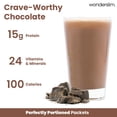 thumbnail image 2 of WonderSlim Meal Replacement Shake, Chocolate Cream, 15g Protein, 24 Vitamins & Minerals (7ct), 2 of 6