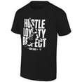 thumbnail image 2 of Men's Ripple Junction Black John Cena Hustle Loyalty Respect Bold Graphic T-Shirt, 2 of 3