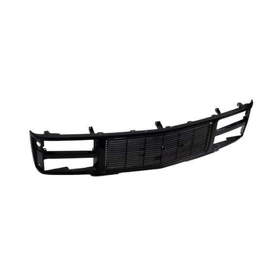 Tomoka Replacement Parts Front Grille Grill Assembly Black Shell Black Insert With Composite Headlamps Type Compatible With GMC C / K 1500 2500 3500 Yukon Suburban Pickup Truck 1988-1993