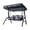Grey, variant on MKHSQHDG Today's Deals Outdoor Porch Swing with Adjustable Ceiling Outdoor Terrace Gliding Swing Without Heavy Bracket Suitable for Terrace Backyard Garden