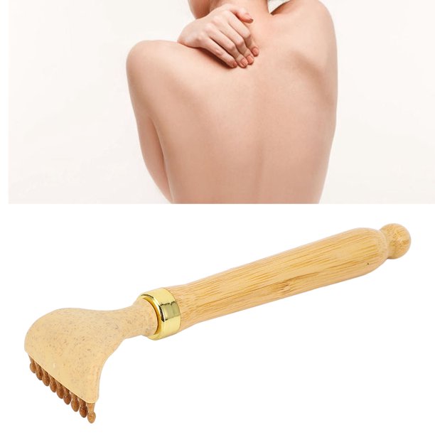 Rascador De Espalda De Bambú, Rascador De Espalda Telescópico Ligero Portátil Para Viajes Para Hombres Y Mujeres