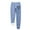 Blue 11, variant on Spring Fleece Lined Sweatpants Women Drawstring ,Womens Fleece Lined Joggers with Pockets,Baggy Street Style High Waist Jogging Pants ,Cozy Loungewear Boyfriend Fit Pants
