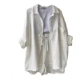 thumbnail image 2 of 2 Piezas Conjuntos Camisa Manga Larga Con Pantalones Cortos, 2 of 8