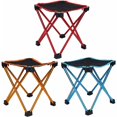 thumbnail image 2 of Taburete plegable portátil de aleación de aluminio, silla de pesca, asiento para acampar al aire libre, silla de pesca portátil, taburete plegable rojo JAMW Sencillez, 2 of 5
