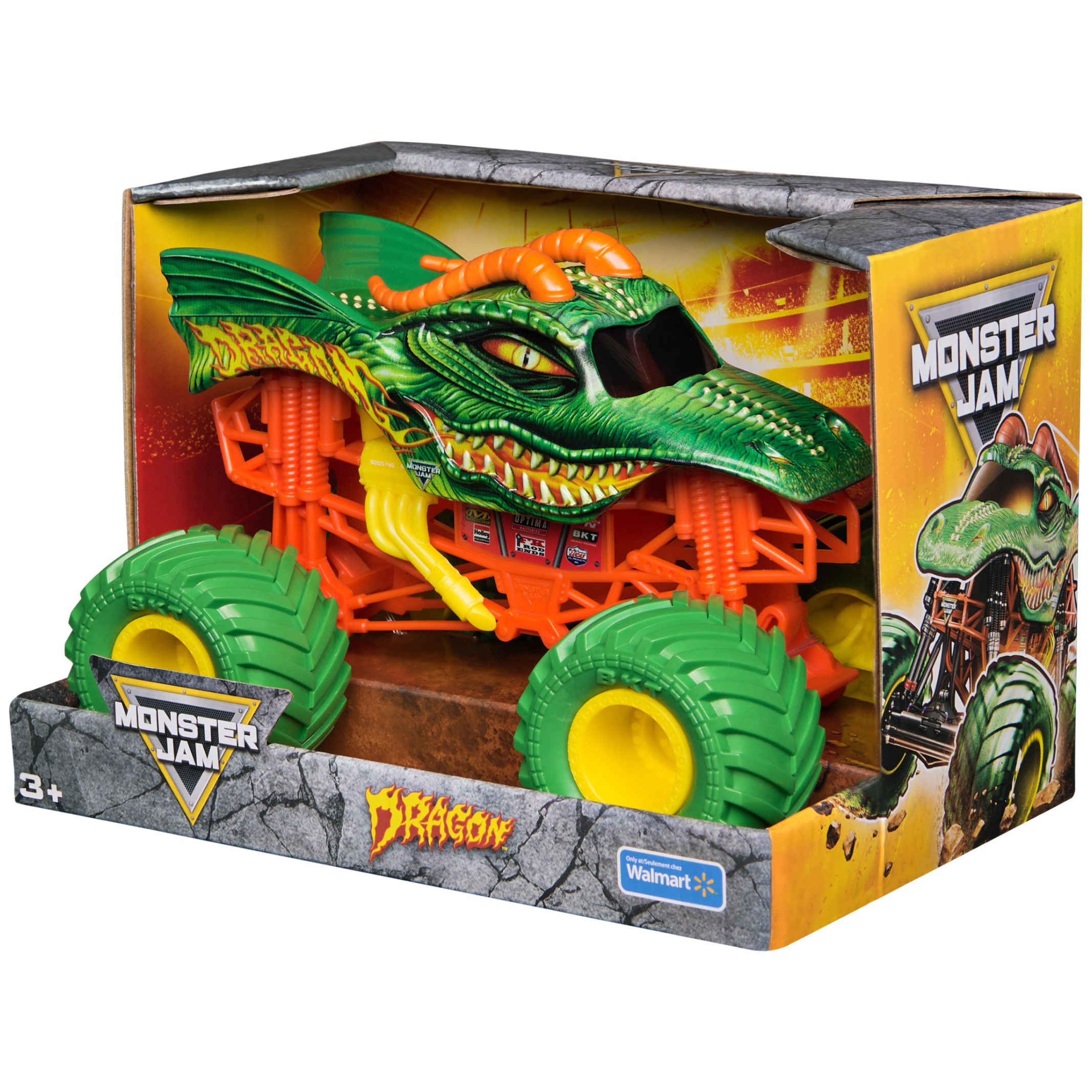 Monster Jam Dragon 1:24 Scale Die-Cast Truck with Suspension photo 4