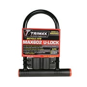 Trimax MAX602 Bicycle/ATB U-Lock, 4-1/8" x 8", 14mm Shackle