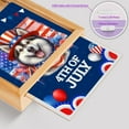thumbnail image 4 of Patriotic Alaskan Malamute Celebrates 4th of July Acrylic Plaque with Wood Photo Frame Box Alaska Mal Dog Lovers Gifts Light Box - 02009, 4 of 5
