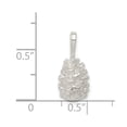 thumbnail image 2 of Auriga Fine Jewelry 925 Sterling Silver Pinecone Charm Pendant for Women (L-17mm, W-8mm), 2 of 6