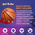 thumbnail image 7 of Hold My Ball Basketball Holders – Red Large Hand Wall Mount Displays for Ball Storage & Memorabilia - Ball Storage Rack for Basketball, Soccer or Volleyballs, 7 of 7