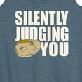 thumbnail image 3 of Instant Message - Silently Judging You - Women's Racerback Tank Top, 3 of 6