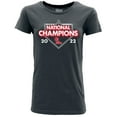 thumbnail image 2 of Women's Blue 84 Heathered Navy Ole Miss Rebels 2022 NCAA Men's Baseball College World Series Champions Schedule T-Shirt, 2 of 3